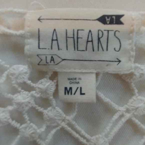 L.A.Hearts boho breezy crochet duster cardigan - Picture 8 of 8